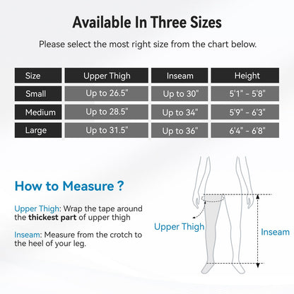 FIT KING Air Compression Recovery System,Dynamic Pressure for Circulation Improvement and Fast Recovery,Sequential Massage Boots for Athletes (Medium)